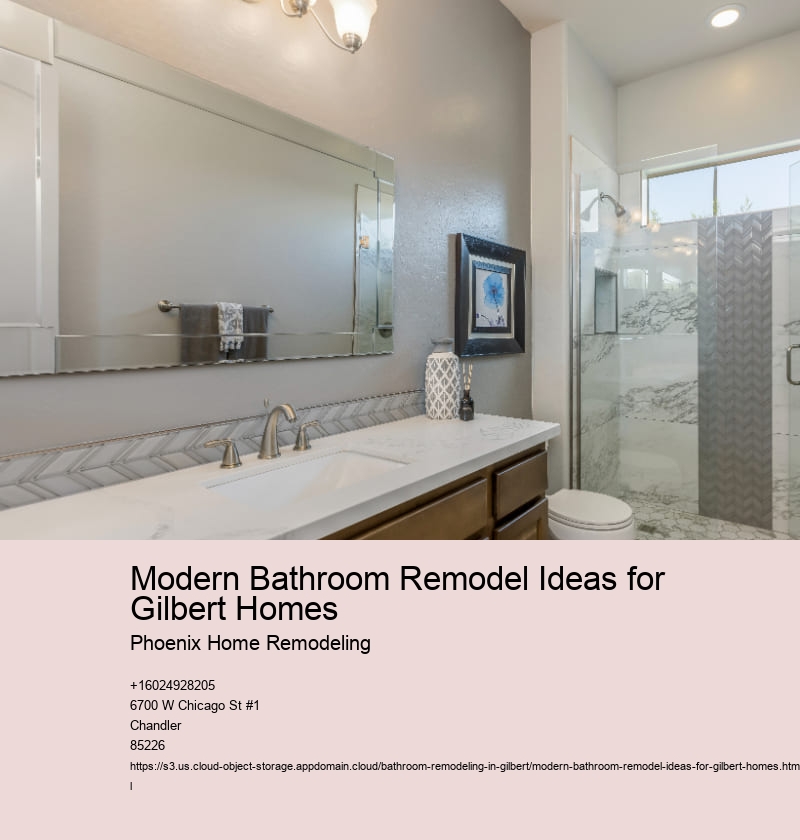 Modern Bathroom Remodel Ideas for Gilbert Homes