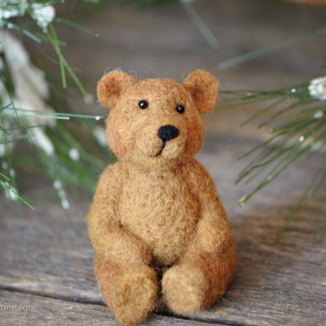 Needle Felting Basic Kit with Bear Kit, Cute Craft Gift – Wisteria Suri  Ranch