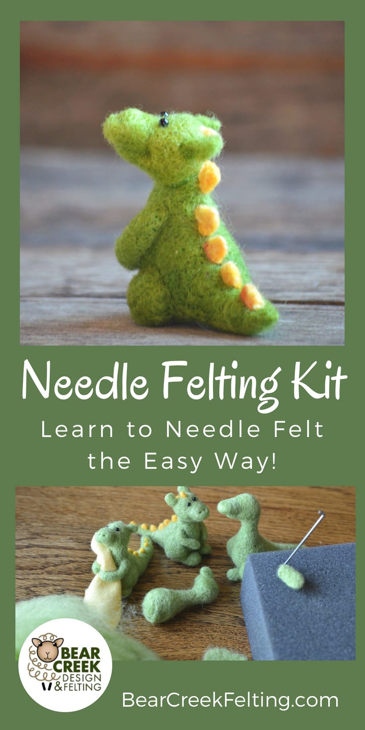 Sheep Needle Felting Kit (Easy Beginner) - Bear Creek Felting