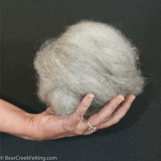 light gray wool