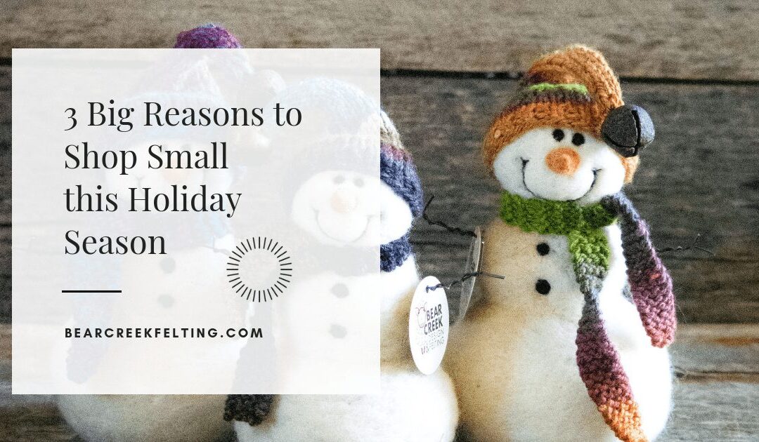 3 Big Reasons to Shop Small this Holiday Season