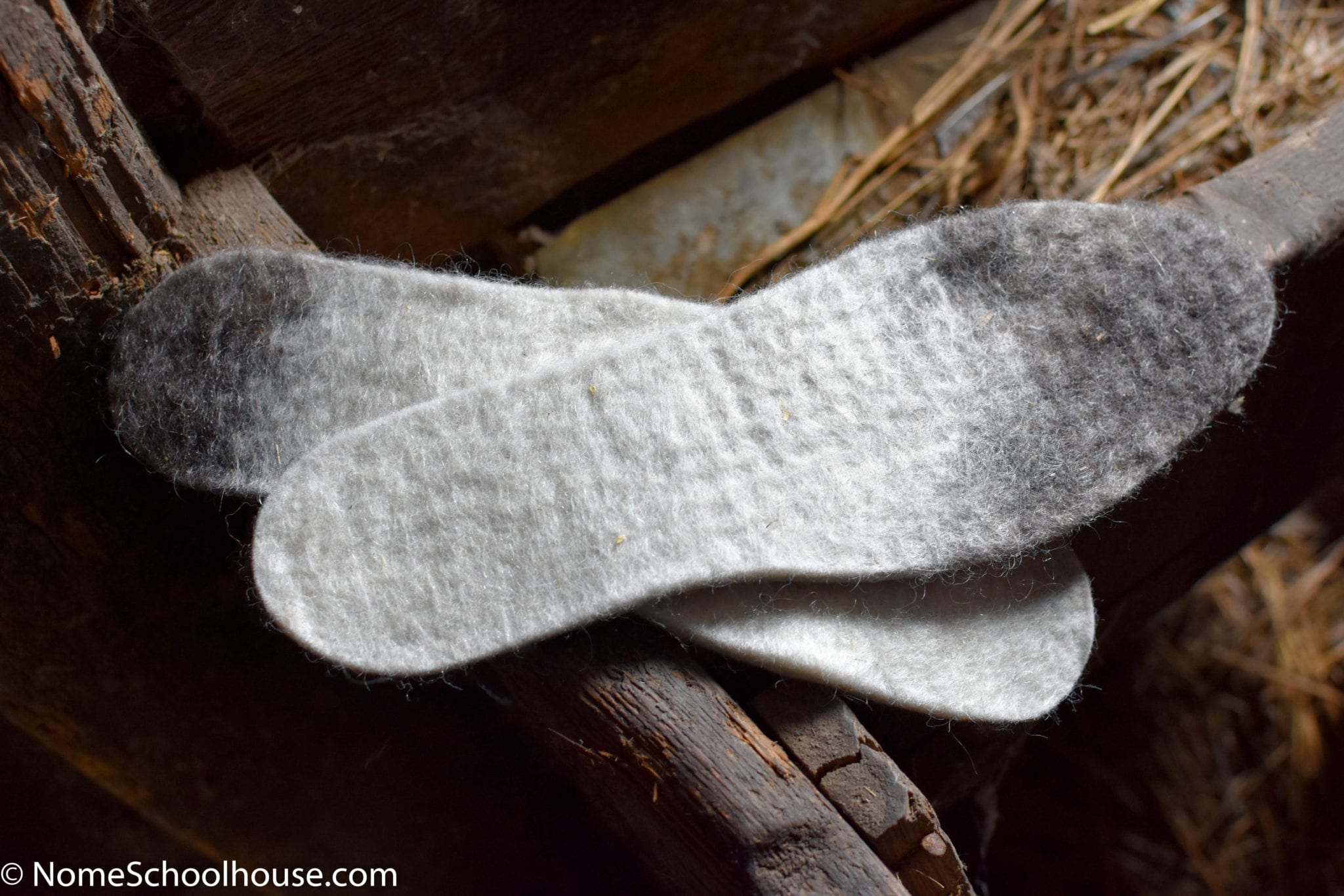 Wool Felt Insoles for shoes, slippers and boots - Bear Creek Felting