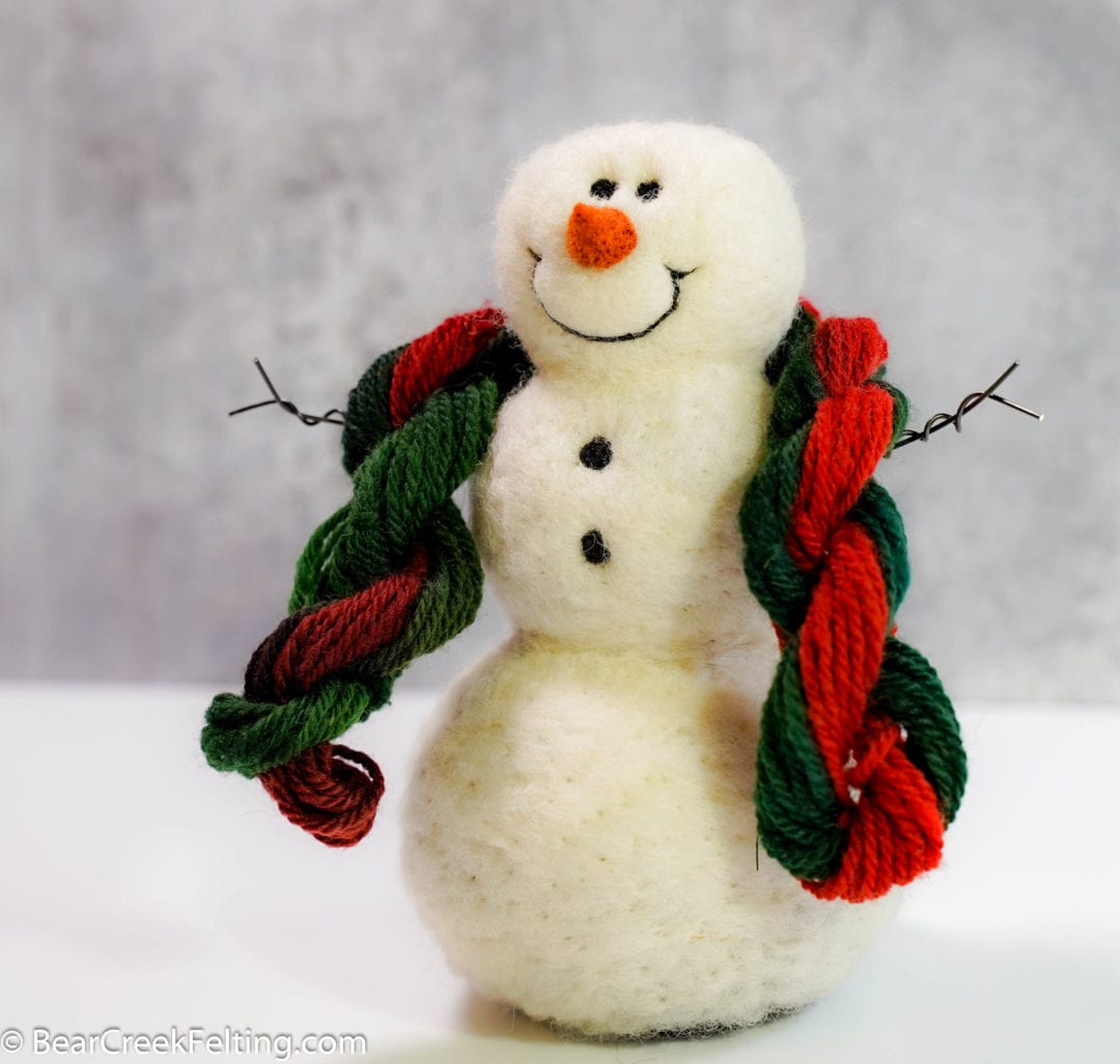 Yarn for Snowman Hats and Scarves - Bear Creek Felting