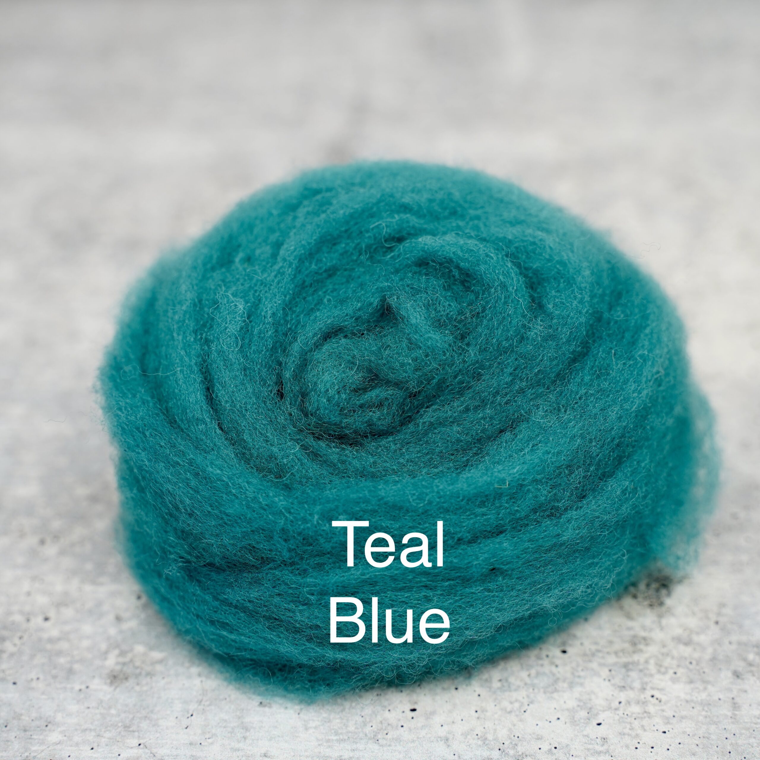 Blue Colors of Wool for Needle Felting | .5 ounce