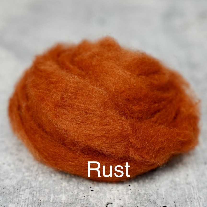 Needle felted wool felting MIX brown wool Roving for felting supplies –  Feltify