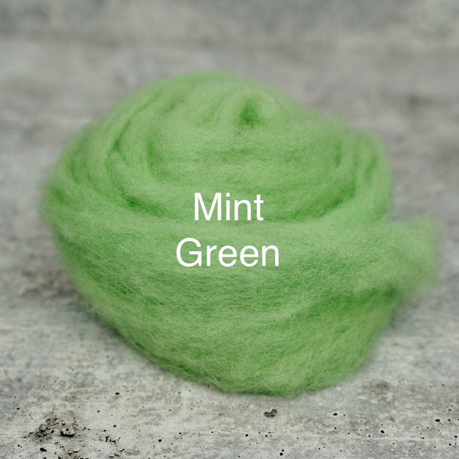 Green Wool Felt, Arctic Mint Wool Felt Roll