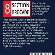 8 SECTION BROCADE DVD JAMES MCNEIL ANCIENT CHINESE EXERCISES FOR CHI CLEANSING - Image 2