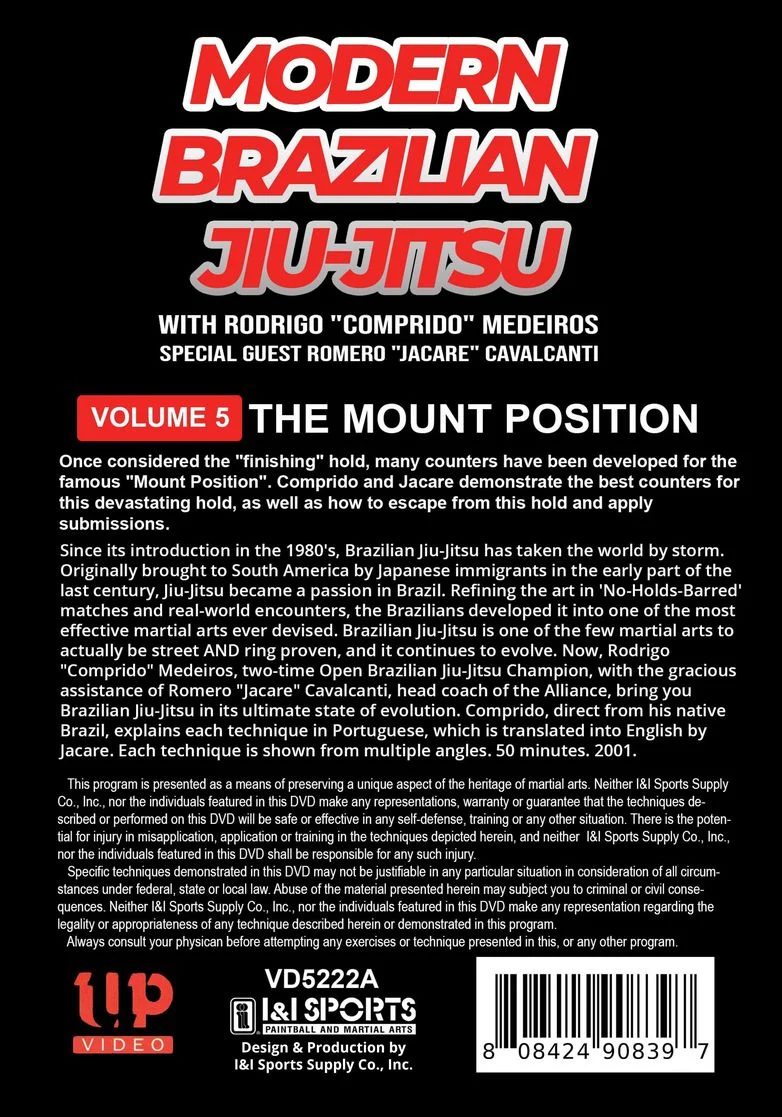 Modern Brazilian Jiu-Jitsu Volume #5 The Mount Position Featuring Rodrigo Comprido Medeiros - Image 2