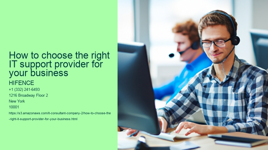 How to choose the right IT support provider for your business