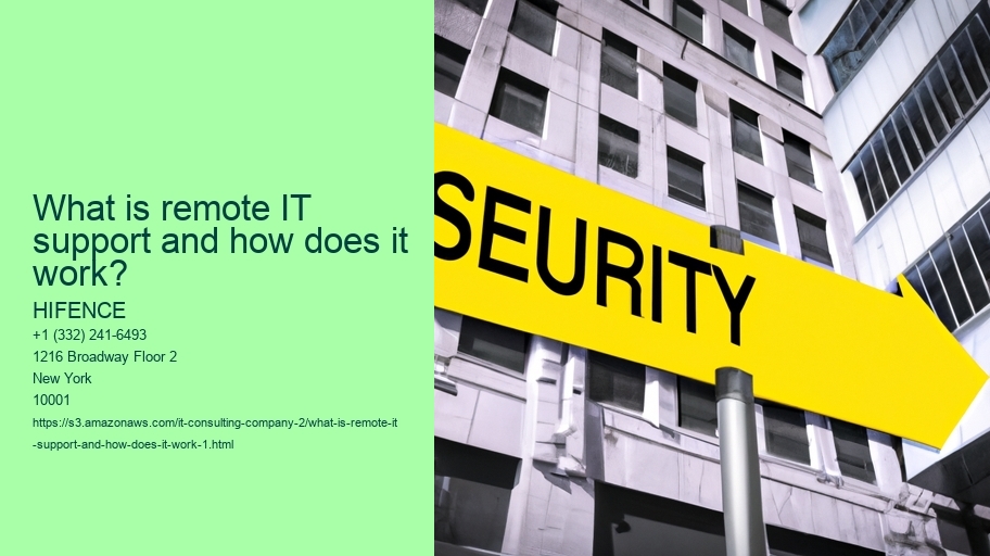 What is remote IT support and how does it work?
