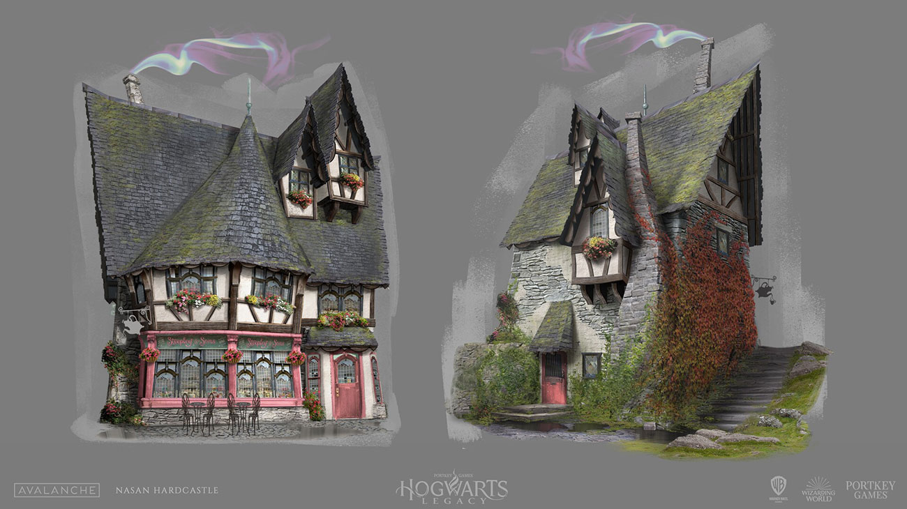 Steepley and Sons Tea Shop Art - Hogwarts Legacy Art Gallery 