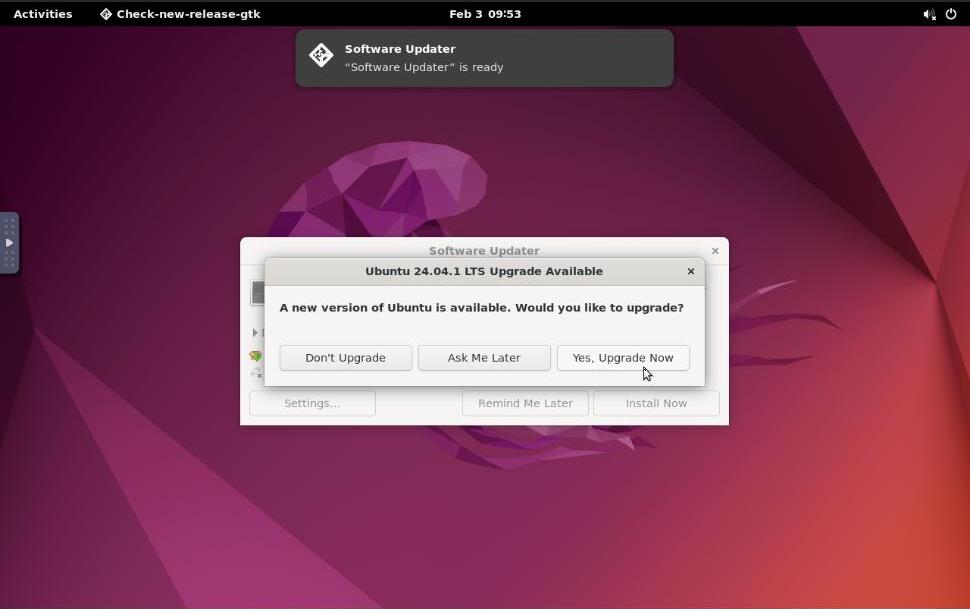 Ubuntu Software Updater