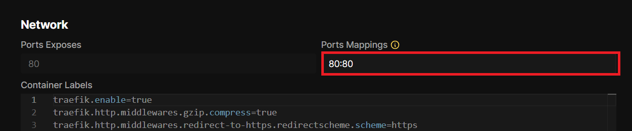 Port Mappings