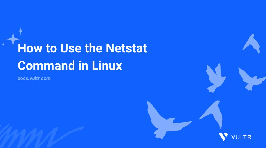 How to Use the Netstat Command in Linux header image