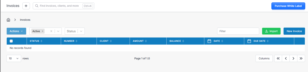 New Invoice