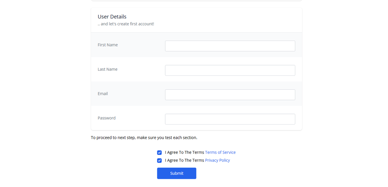 Set Invoice Ninja User Details