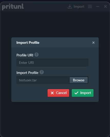 Verify VPN User Information