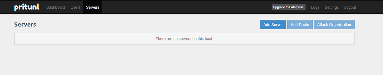 Create a new server