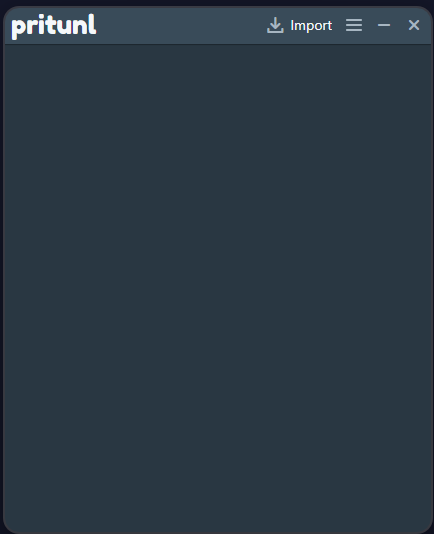 Browse a Pritunl user profile