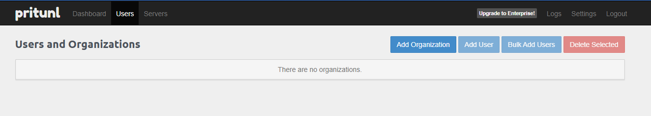 Setup Organization