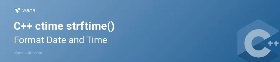 strftime() header image