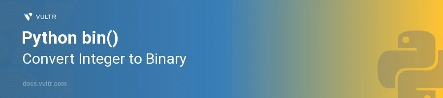 bin() header image