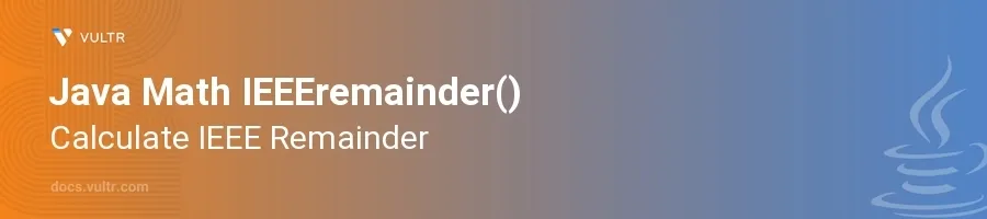 IEEEremainder() header image