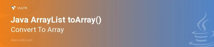 toArray() header image