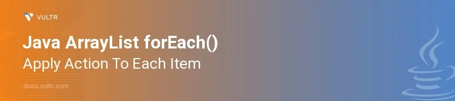 forEach() header image