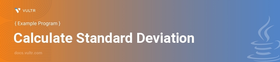 Calculate Standard Deviation header image