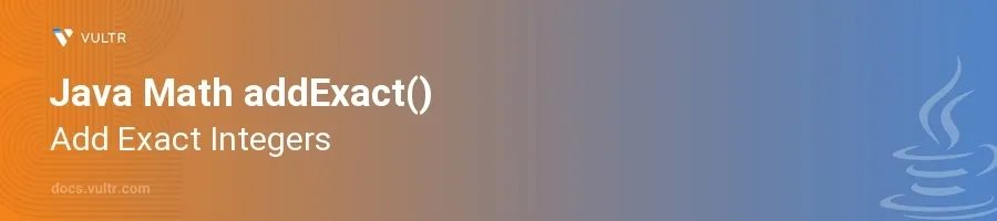 addExact() header image