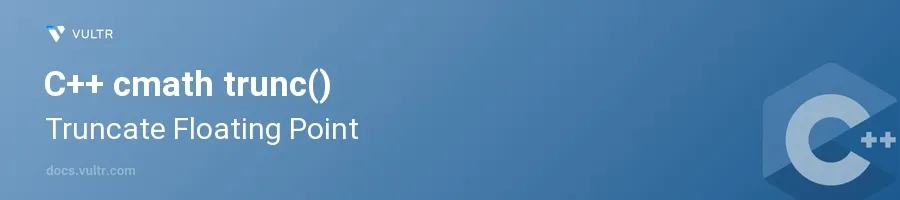 trunc() header image