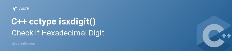 isxdigit() header image