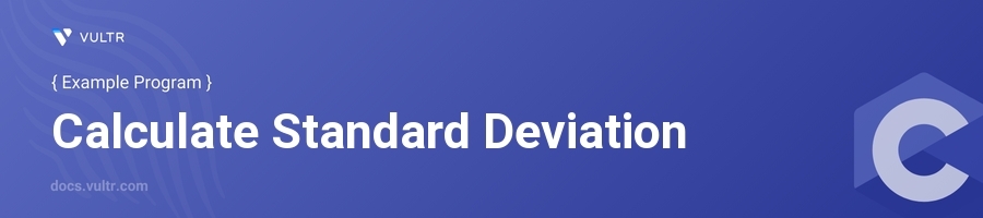 Calculate Standard Deviation header image