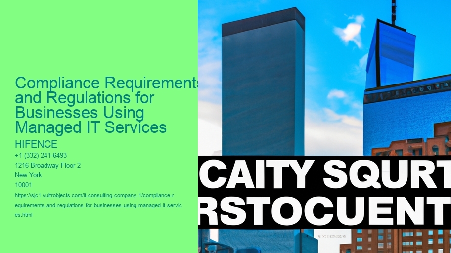 Compliance Requirements and Regulations for Businesses Using Managed IT Services 