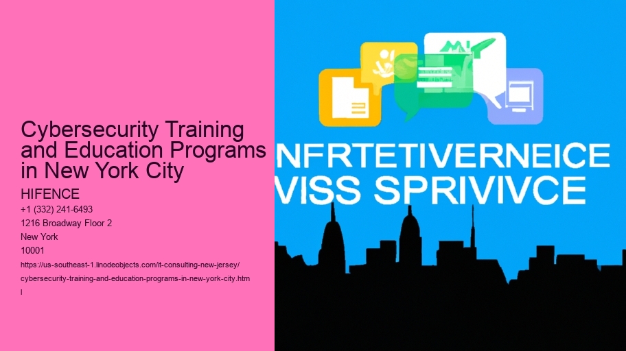 Cybersecurity Training and Education Programs in New York City