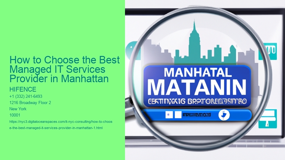 How to Choose the Best Managed IT Services Provider in Manhattan