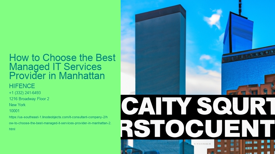 How to Choose the Best Managed IT Services Provider in Manhattan