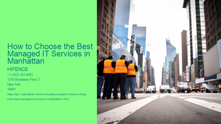 How to Choose the Best Managed IT Services in Manhattan