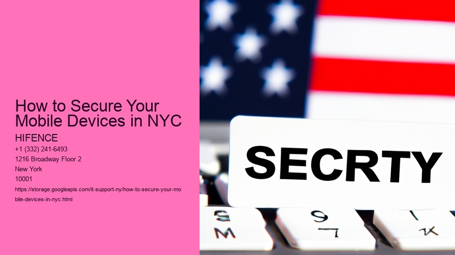 How to Secure Your Mobile Devices in NYC