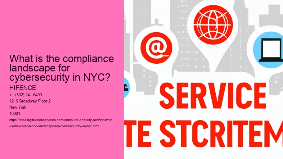 What is the compliance landscape for cybersecurity in NYC?