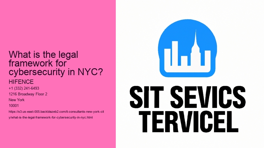 What is the legal framework for cybersecurity in New York City?