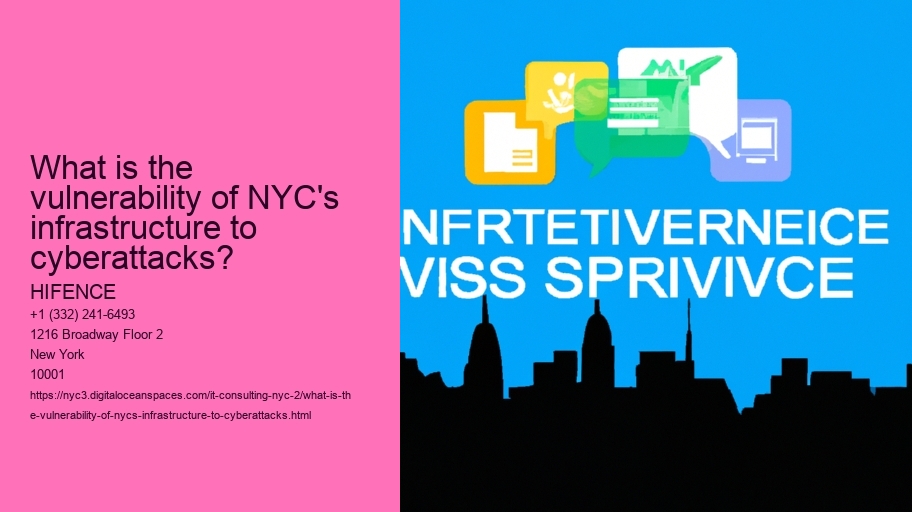 What is the vulnerability of NYC's infrastructure to cyberattacks?