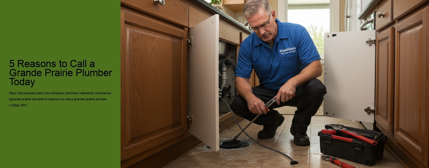 5 Reasons to Call a Grande Prairie Plumber Today