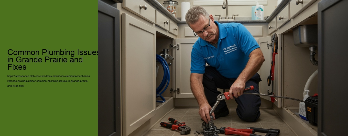 Common Plumbing Issues in Grande Prairie and Fixes
