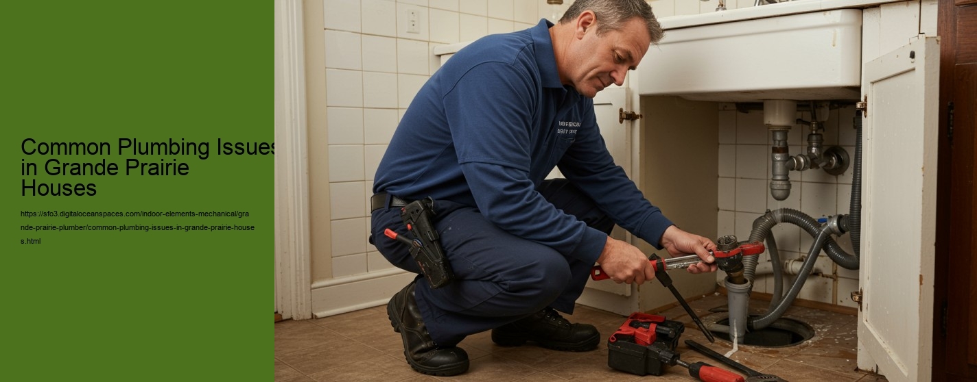 Common Plumbing Issues in Grande Prairie Houses