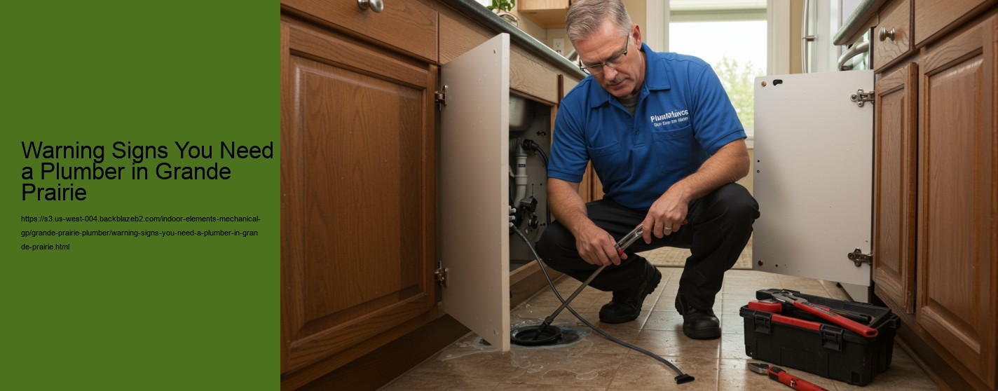 Warning Signs You Need a Plumber in Grande Prairie