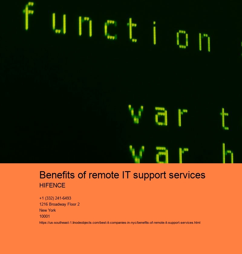 Benefits of remote IT support services HIFENCE Benefits of remote IT support services