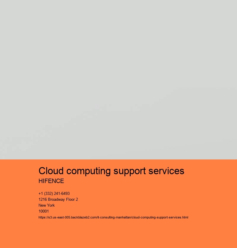 Cloud computing support services 