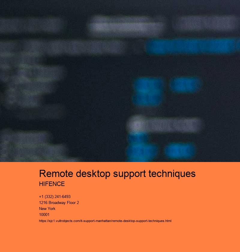 Remote desktop support techniques HIFENCE Remote desktop support techniques